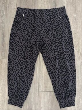 torrid Gray and Black Leopard Print Joggers